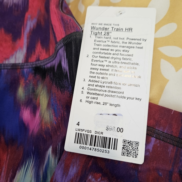 Lululemon | size 4 | wunder train HR tight 28” - Picture 4 of 7